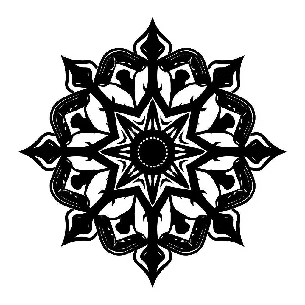 Clean cover-up tattoo design sheet on white background generated from an old tattoo photo, AI-generated Clean cover-up tattoo design sheet on white background generated from an old tattoo photo, AI-generated